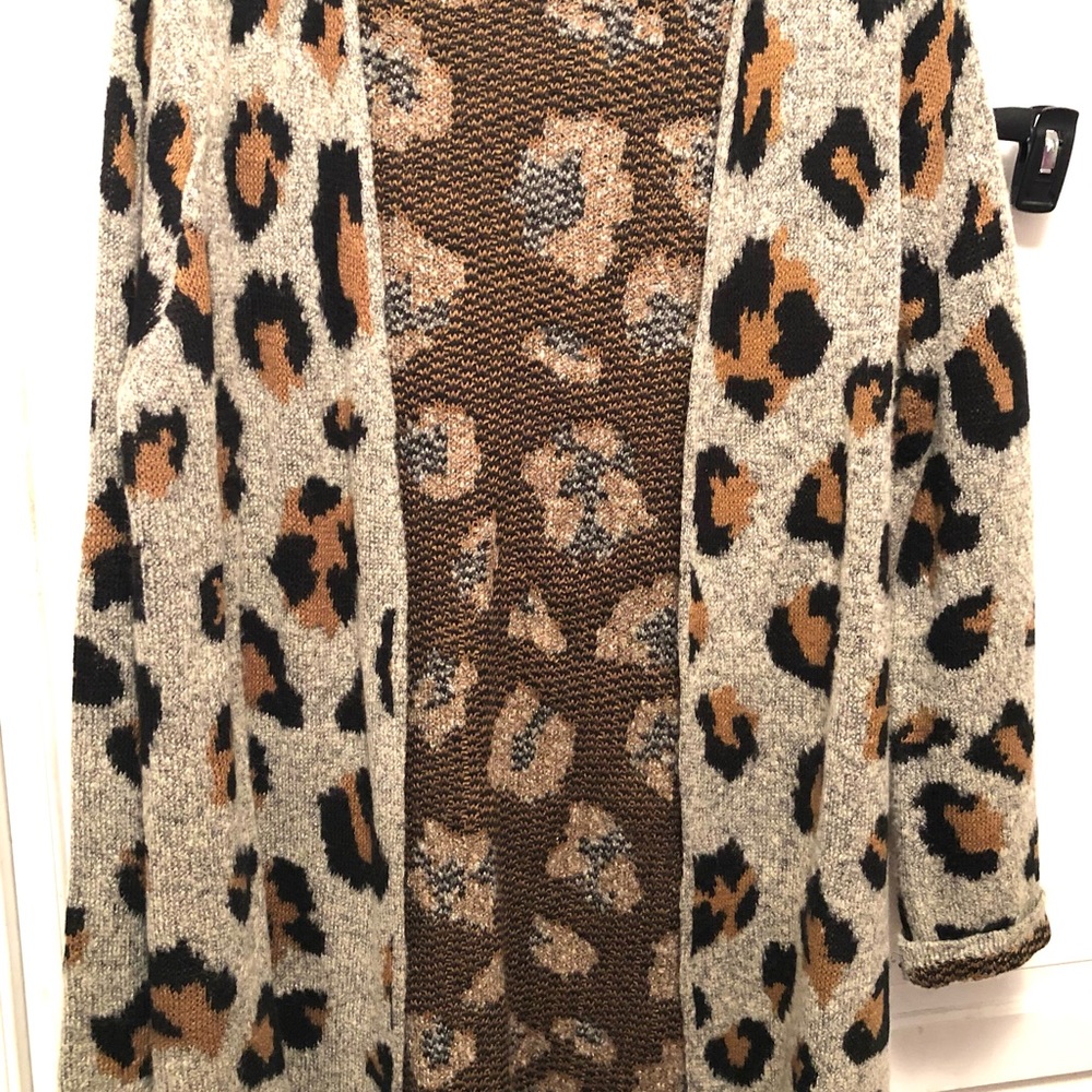 I.N. Studio Multi Color Open Front Cardigan - image 3